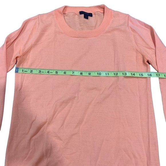 J. Crew lightweight 100% merino wool knit sweater orange size XS - Picture 5 of 6